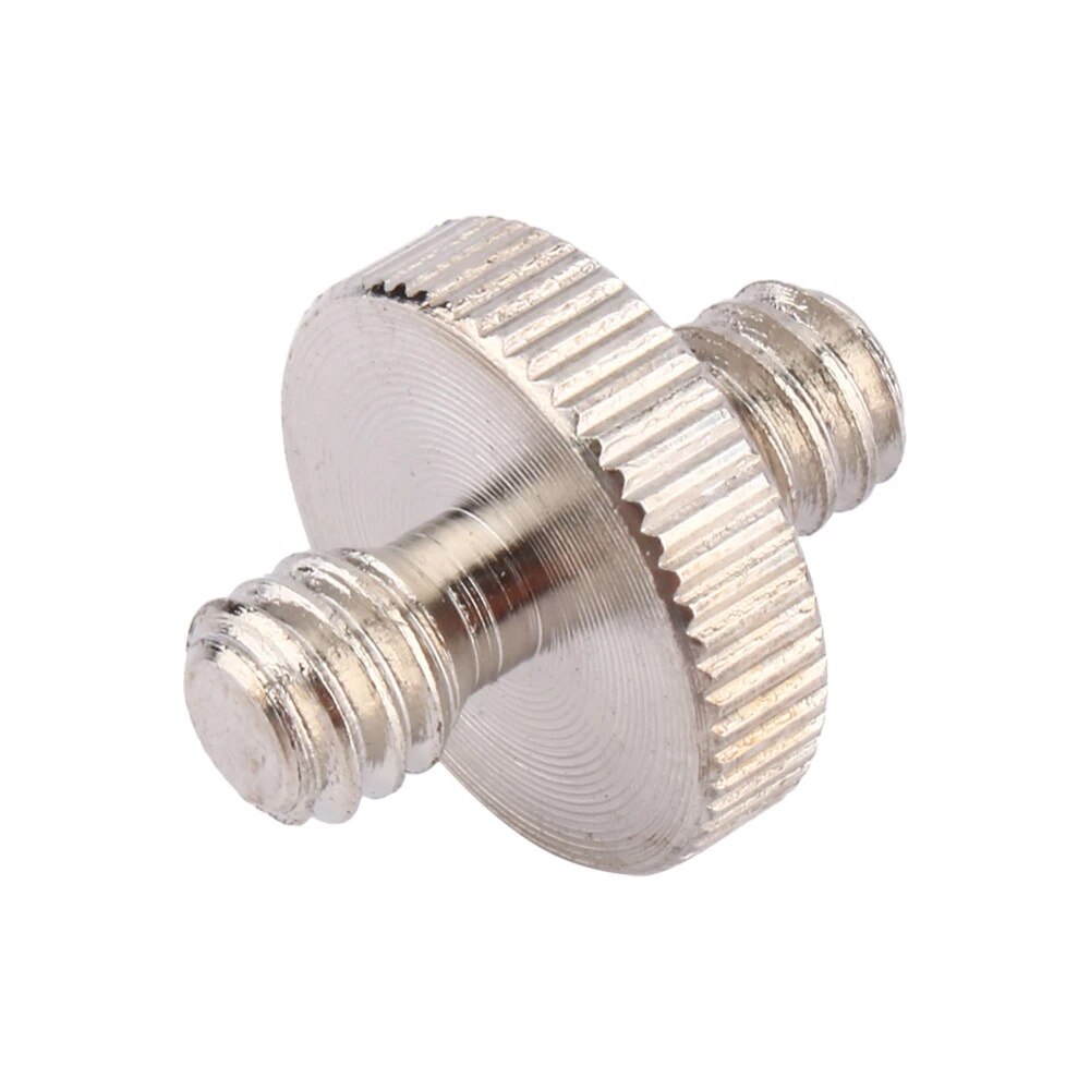 50 stücke 1/4 "-1/4" Schraube Männlich zu Männlich Metall Adapter 1/4 "Gewinde zu 1/4" gewinde Schraube Foto Studio Zubehör