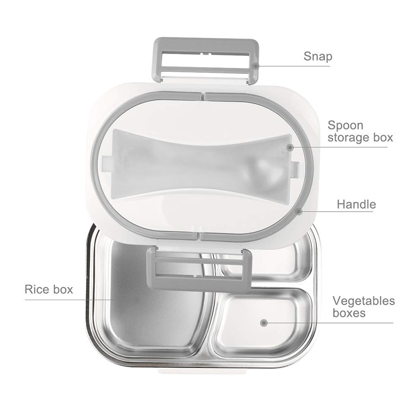 Car Home Dual Use 12V 220V Electric Lunch Box Food Heater Container Portable Stainless Steel Warmer Heating Bento Box Household