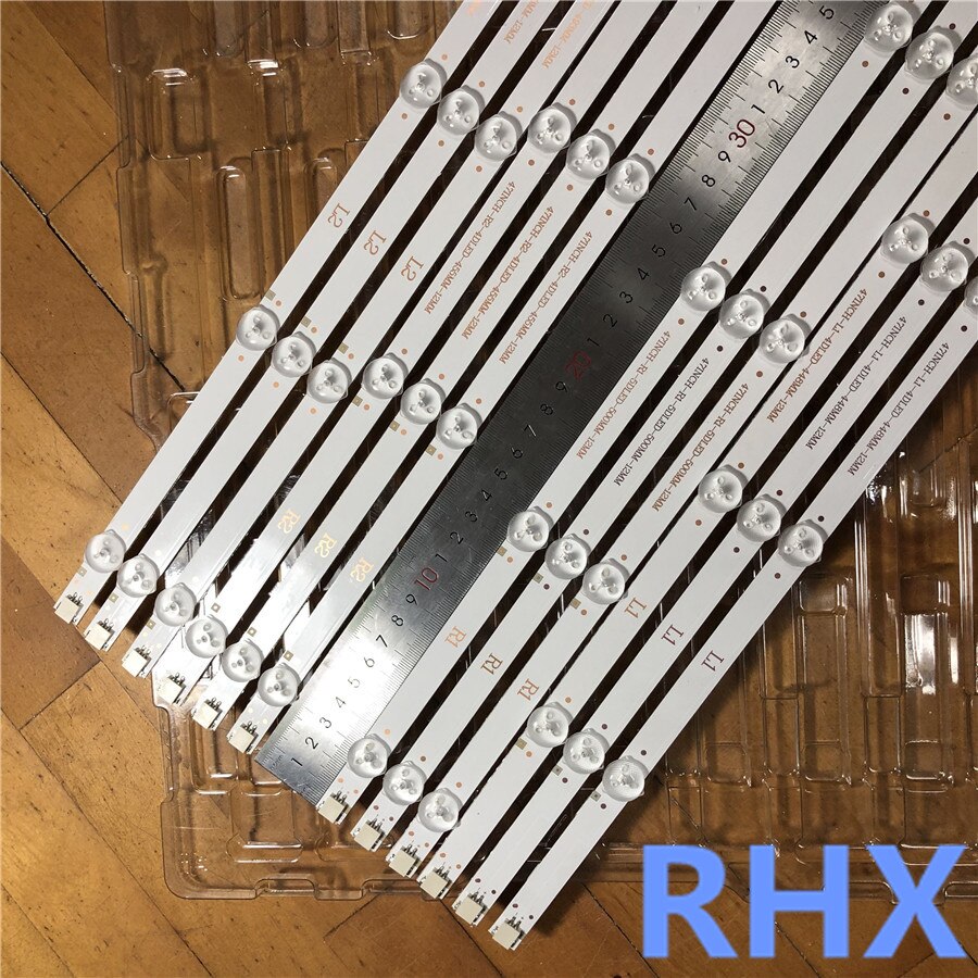 12 unid/lote 47 "tiras LED bares para LG 47LN5400-CN 47lp360c-ca 47LN519C-CC 100% R1 + L1 = 94CM