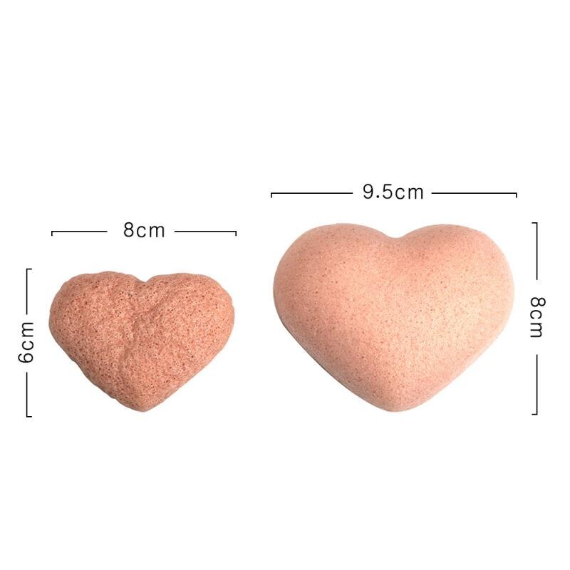 4 PCS/SET Natural Soft Konjac Facial Puff Face Body Cleanse Washing Sponge Exfoliator Cleansing Sponge Puff