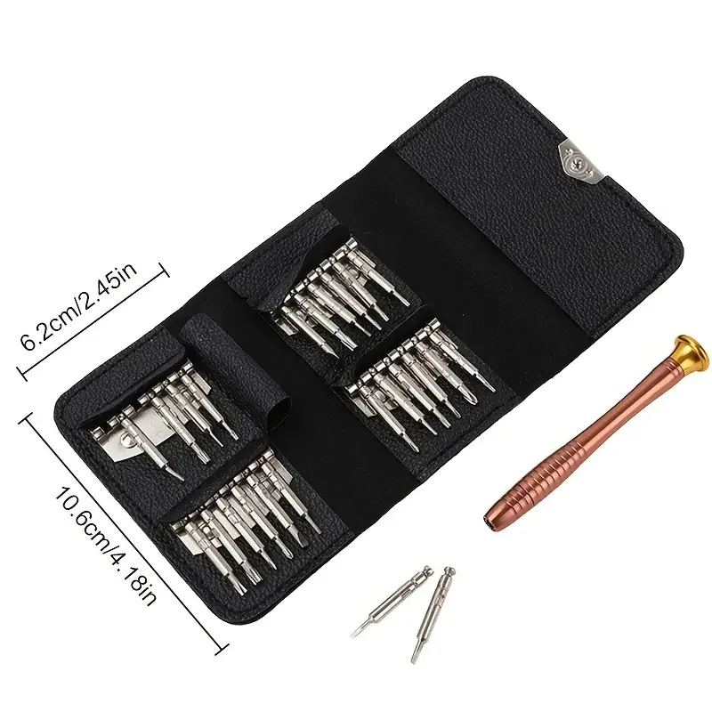 Mini-precisieschroevendraaierset 25-in-1 elektronische Torx-schroevendraaier Opening Reparatieset voor iPhone Camera Horloge Tablet PC