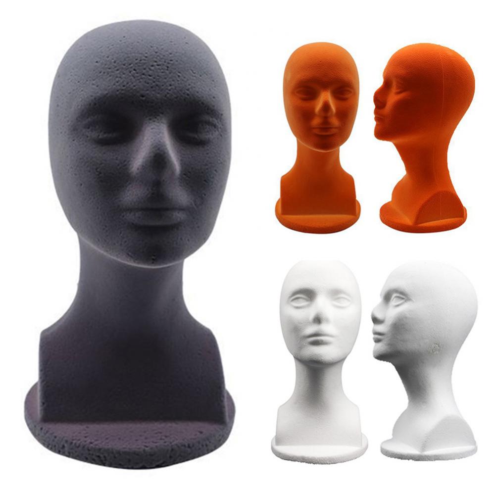 Female Foam Head Mold Wig Hat Headwear Display Model Styling Salon Mannequin