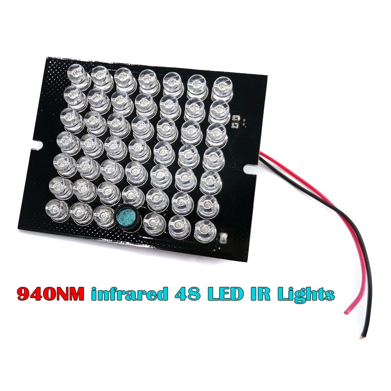 Invisible illuminator 940NM Night infrared 60 Degree 12V 48 LED IR Lights PCB for CCTV Security 940nm IR Camera