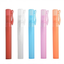 1Pcs 10Ml Lege Plastic Parfum Fles Verstuiver Spray Tube Mini Travel Hervulbare Fles Parfum Pen Rafel Lege Buis