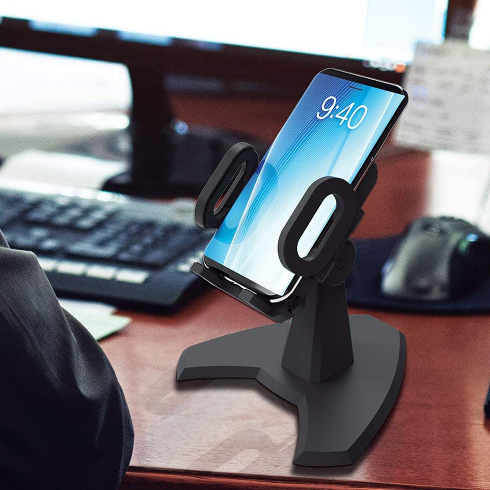 Phone Holder Rotatable Phone Stand Desk Call by Cup Desktop Phone Mount Suitable For Recording video Mobile Phone Holder Support