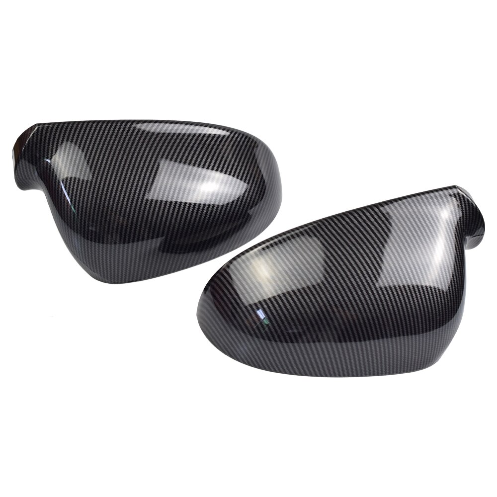 Couvercle de rétroviseur noir de rechange, 2 pièces, pour VW GOLF 5 V MK5 GTI Jetta Passat B5.5 B6 EOS Sharan, aile latérale