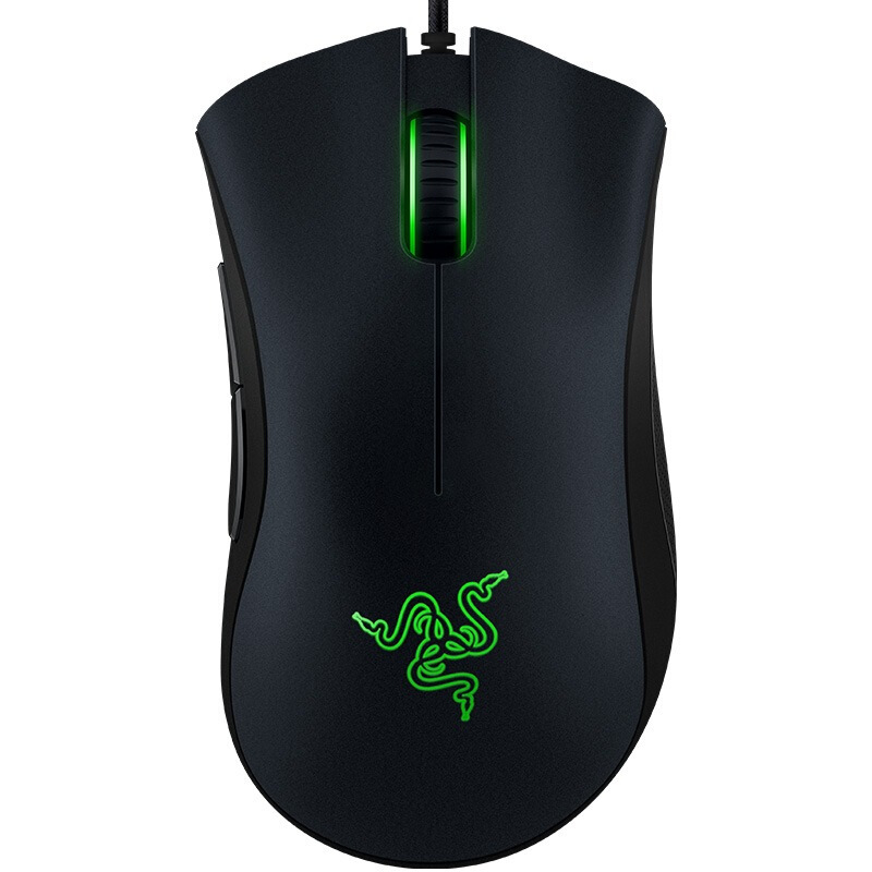Razer DeathAdder Essentiële Bedrade Gaming Muis Muizen 6400 DPI Optische Sensor 5 Onafhankelijk Knoppen Voor Laptop PC Gamer: green