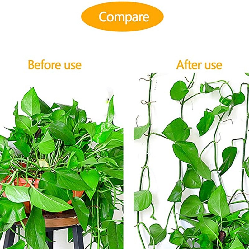 100 Stuks Plant Klimmen Muur Clip Onzichtbare Muur Wijnstokken Armatuur Muur Kleverige Haak Houder Plant Kooien Ondersteunt