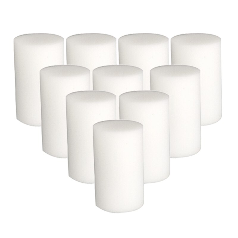 10-Pack 6Cm Verf Roller Foam Covers Vullingen Vervanging Wit Glad & Platte