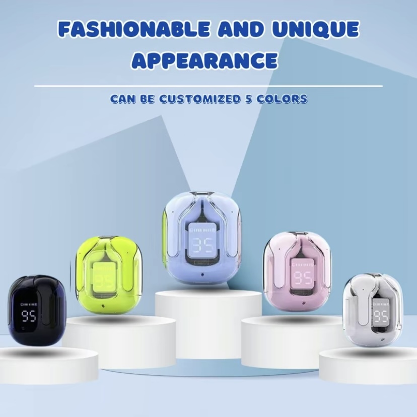 Draadloze Bluetooth Hoofdtelefoon Tws In-Ear Draadloze Oortelefoons Met Microfoon Led Display Voor Belspel Muzieksporten
