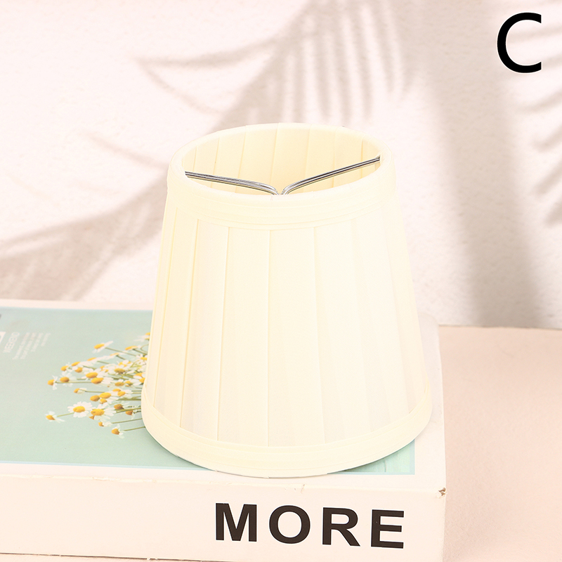 Durchmesser 12 cm moderner Stil Kronleuchter Stoff Lampenschirm Clip auf Mini Wandlampenschirm Hotel Schlafzimmer Nachttisch Stehlampe Hülse Startseite: Blau