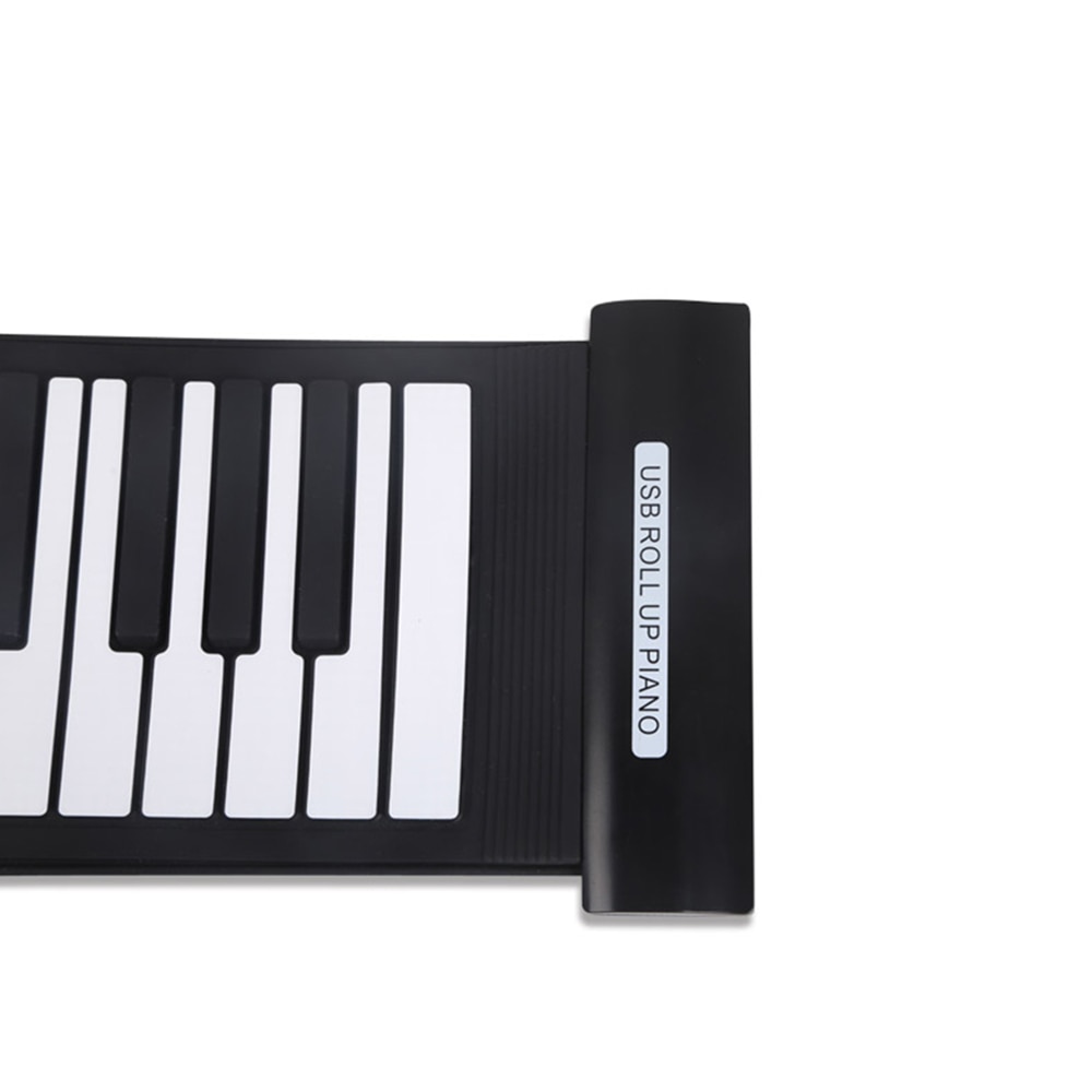 Portable 61 Keys Flexible Piano USB MIDI Electronic Keyboard Hand Roll Piano Keyboard electronic organ