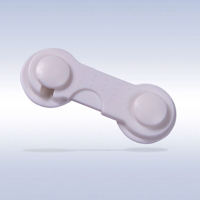 2 Stuks Plastic Baby Veiligheid Ladeblokkering Bescherming Van Kinderen Kinderen Veilig Sloten Voor Kast Kast Deurklinken Baby Accessoires: White