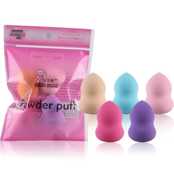 5 Pcs Beauty Gourd Sponge Makeup Blender Foundation Puff Multi Shape Sponges Puff Cosmetic Tools: Default Title