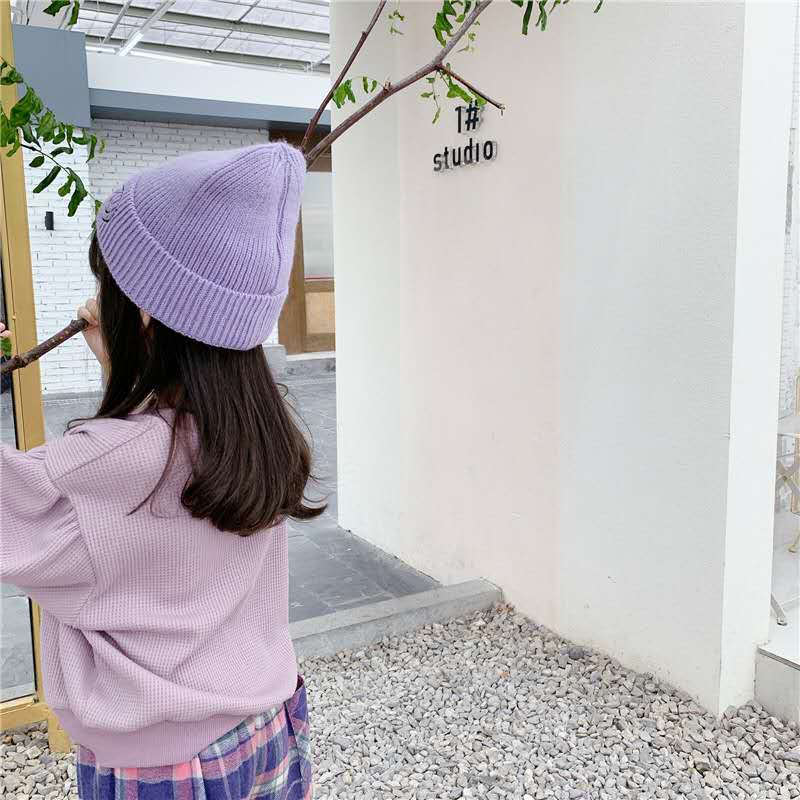 Kinderen Herfst Producten Meisjes Koreaanse Stijl Bladerdeeg Mouw Lange Mouw Trui
