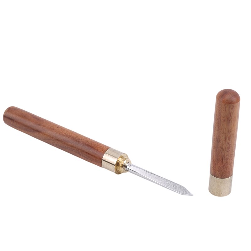 Kitchen Knife Tea Knife Needle Pick With Wood Handle Puer Tea Tools Cone Needle Breaking Prying Tea Brick Tool: style 3