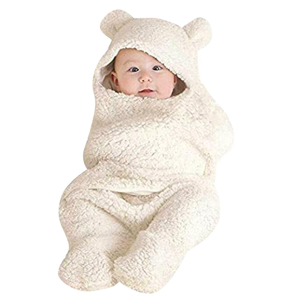 Baby deken wit slapen warme deken jongen meisje set winter pakket warm katoenen deken