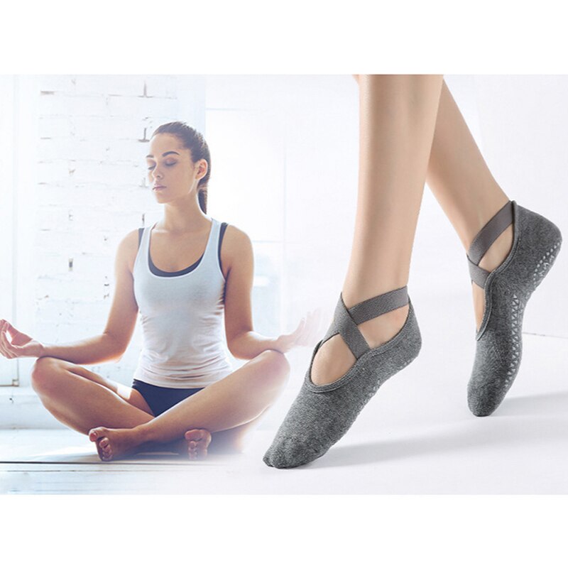 Yoga Socken Kieselsäure Gel Socken Pilates ÜSpund Socken tanzen Hausschuhe Neue Umreifung Nicht-Unterhose Socken Kleber Freies Größe socken