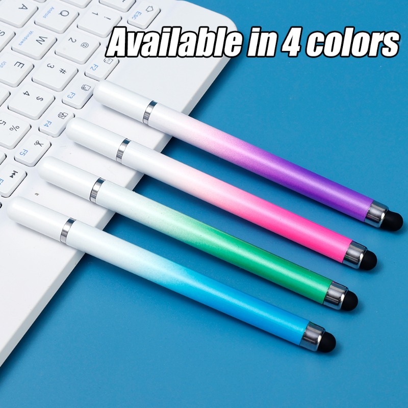 Lápiz óptico Universal 2 en 1 para tableta, lápiz capacitivo de dibujo para teléfono móvil, IPad, teléfono móvil, tableta, lápiz táctil capacitivo