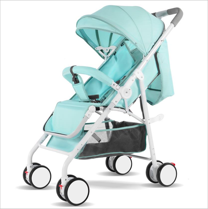 Iiilvebaby carrinho de bebê 2 em 1, carrinho de bebê leve dobrável