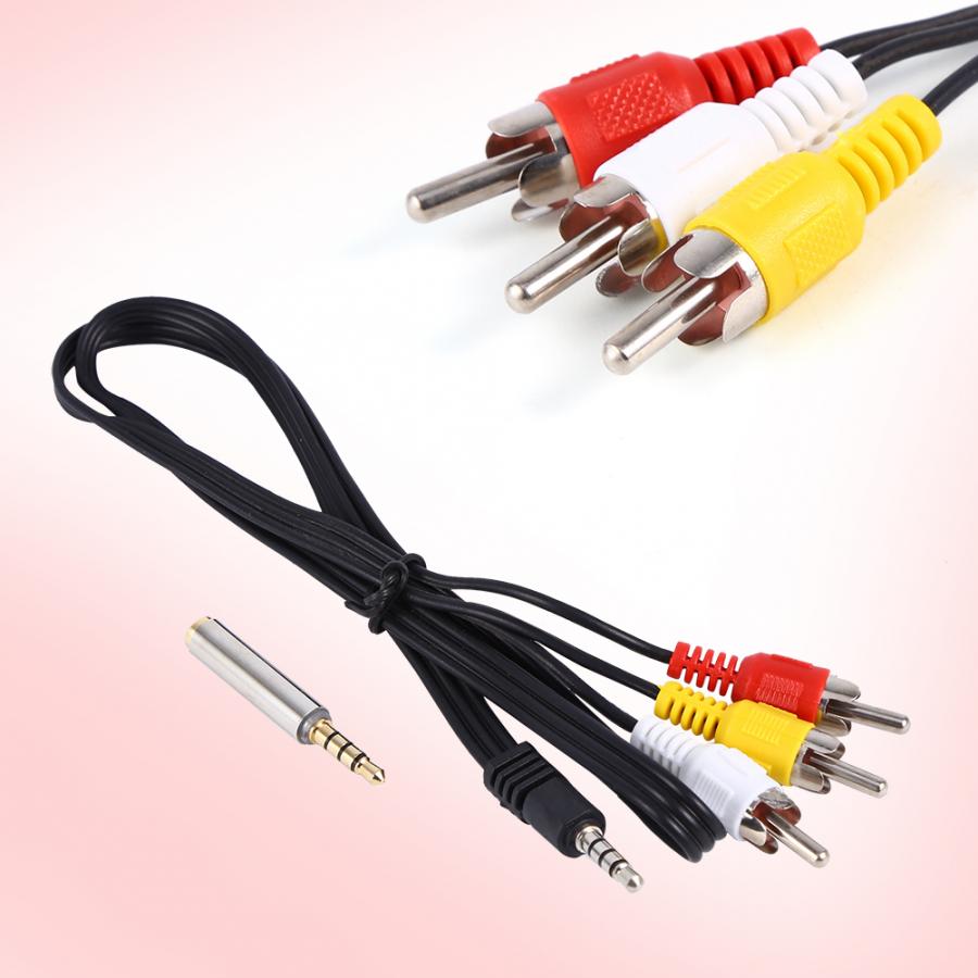AV Cable de Video AV Cable para Raspberry Pi 2 Modelo B, modelo B + enchufe y Cable AV Cable de Video AV Cable