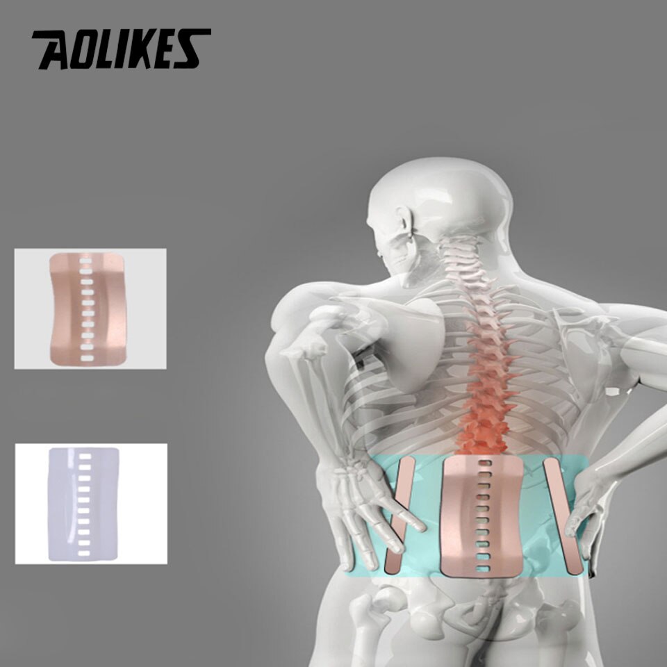 Aolikes ortopædisk turmalin selvopvarmende magnetiske stålplader taljestøttebælte mænd kvinder lændestøtte rygbøjlebælte