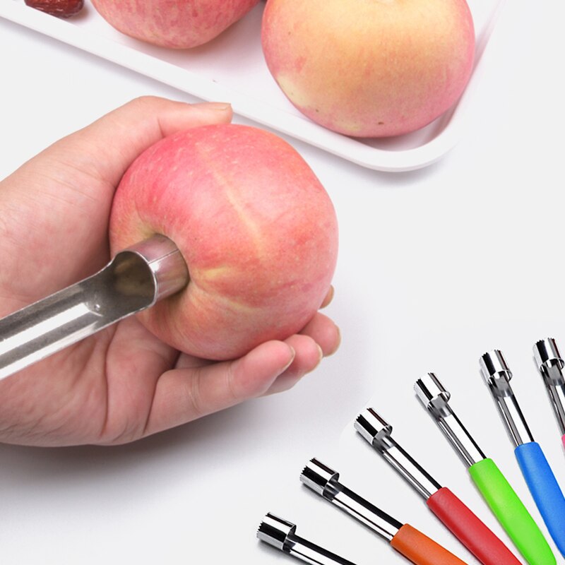 180mm(7'') Fruit Core Seed Remover Pepper Remove Pit Gadget Apple Corer Pitter Pear Bell Twist Stoner Easy Tools Kitchen Tool