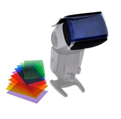 12 kleur Universal Speedlite Color Filter Kit voor Camera Flash Speedlite Lamp Schaduw Flash Kleur Kaart voor Canon Nikon Sony Pentax
