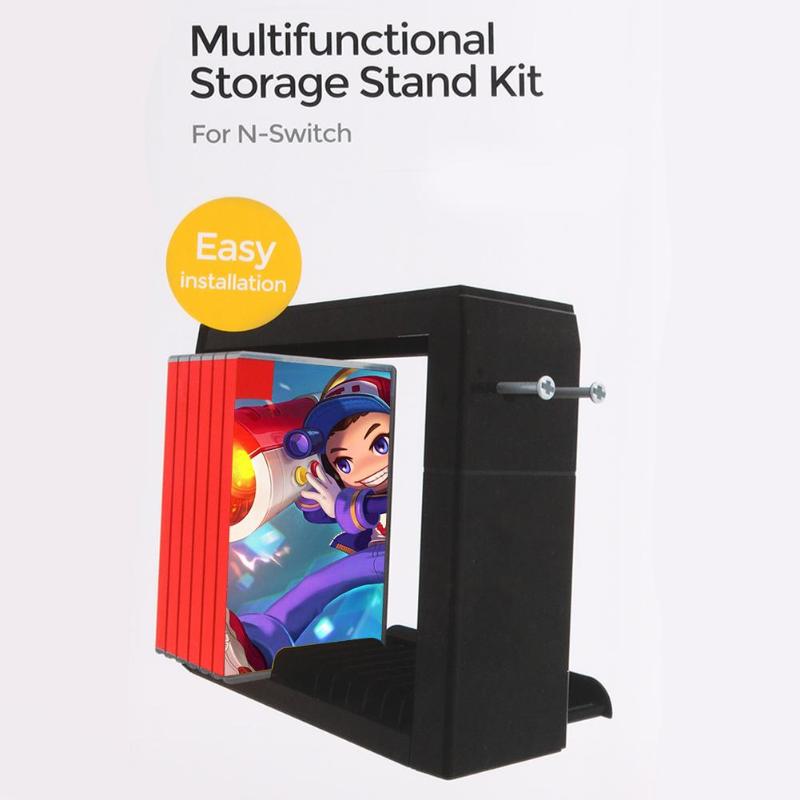 Multi-functional Storage Support Switch Disc Support Switch Mainframe Rack Dish Rack Fit for Nintend Switch Joycon Handle