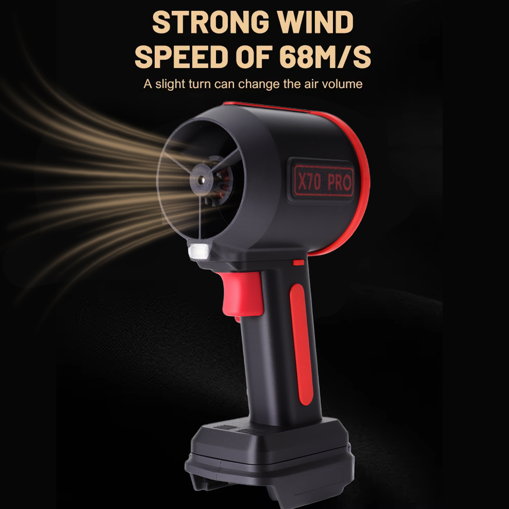 X70 pro mini turbojetvifter 1500w kraftige luftblåsere 70mm børsteløse motorer maks 2800g skyvekraft snøfresere for delwat/makita