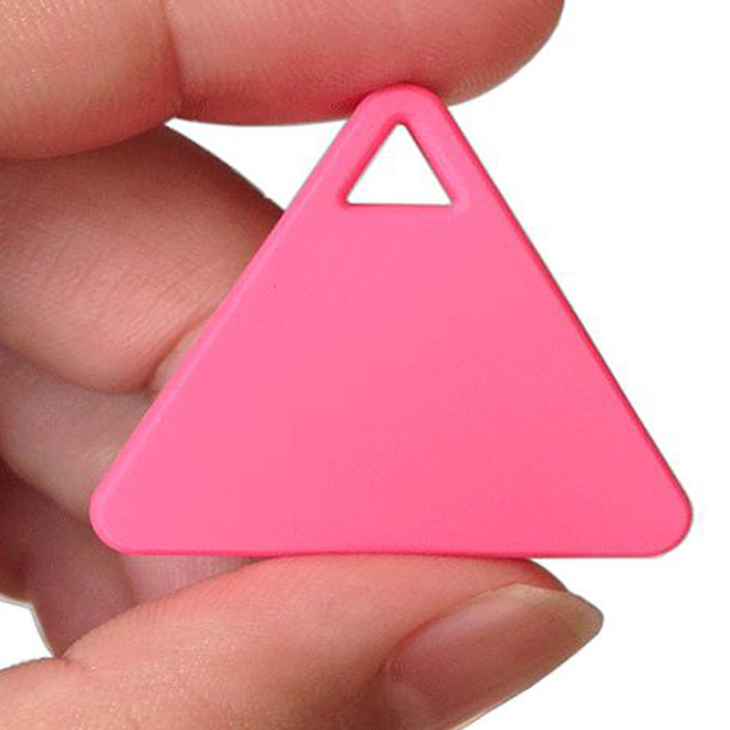 Bluetooth Smart Keychain Anti Lost Electronic Finder Mini GPS child tracker: Pink