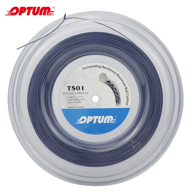 OPTUM ROUGH X PROFILE Tennis Racket Strings Polyester Alu Power Rough 125 200m/reel