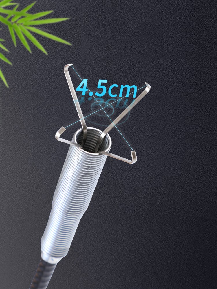 4 Size Pipe Dredging Drain Snake Kitchen Drain Pipe Curve Grabber Dredge Hooks Sink Flexible Unblocker Household Cleaning Tools
