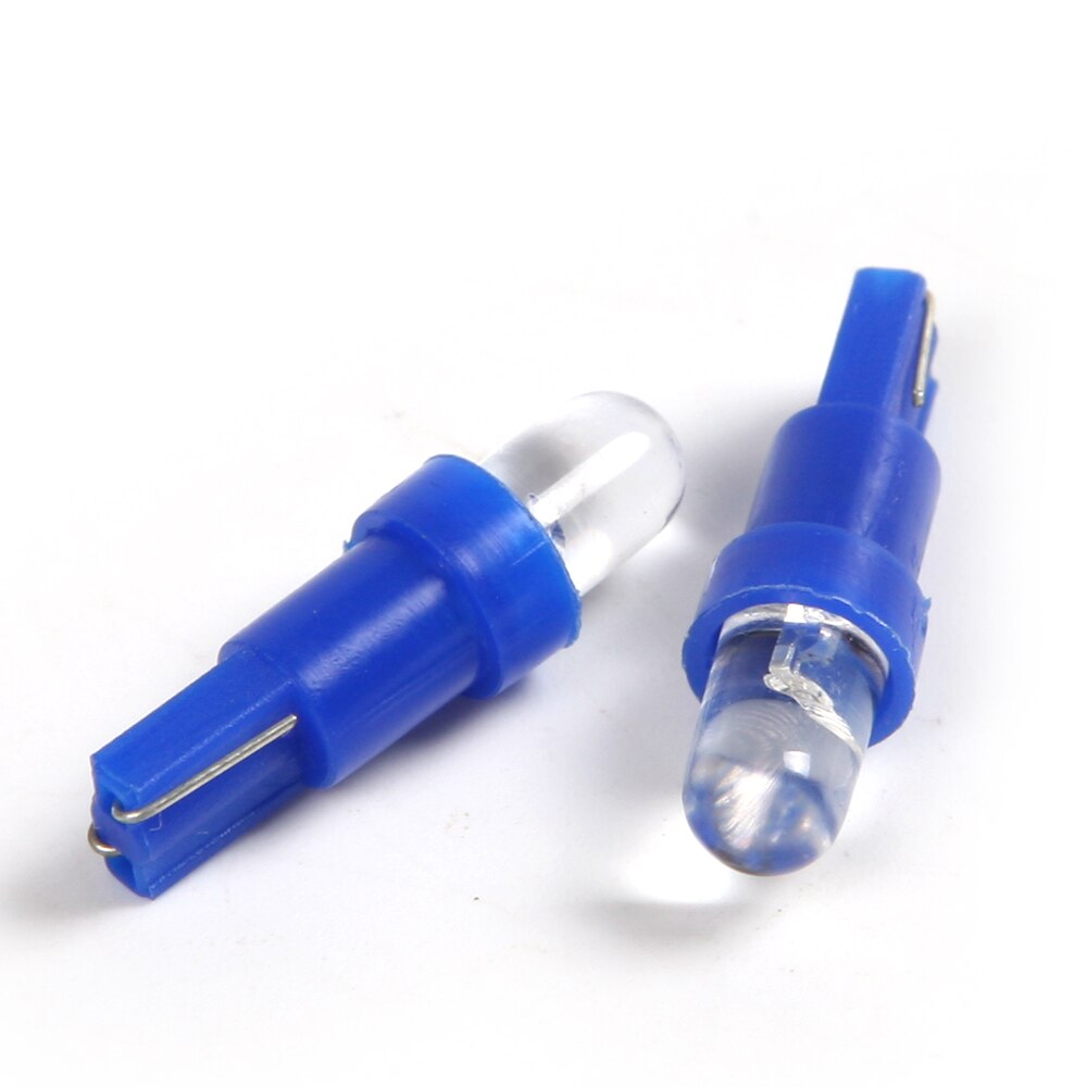 5 Pair DC 12V Car Auto T5 W1.2W 286 LED Wedge Dashboard Light Bulb Lamp Indicator