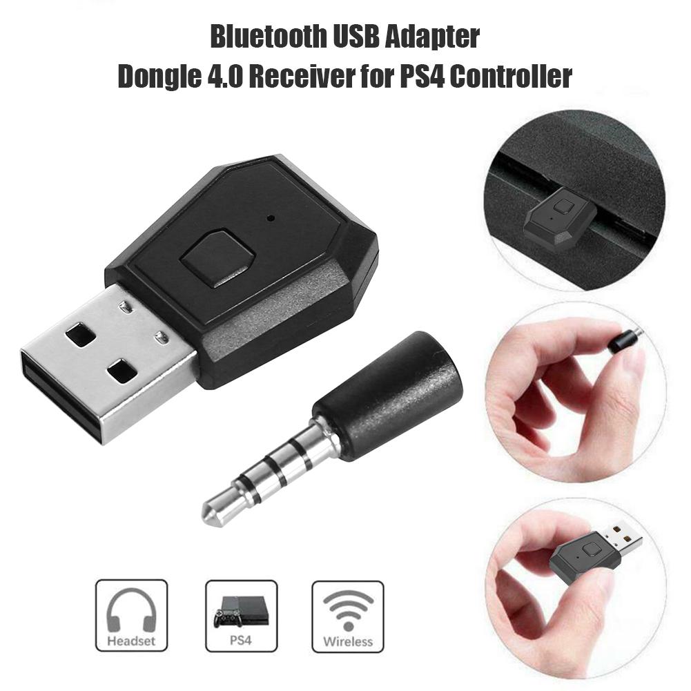 Portable Game Accessory Mini USB Headset Bluetooth 4.0 Adapter Dongle Receiver for PS4 Controller fit for ANY Bluetooth Headsets