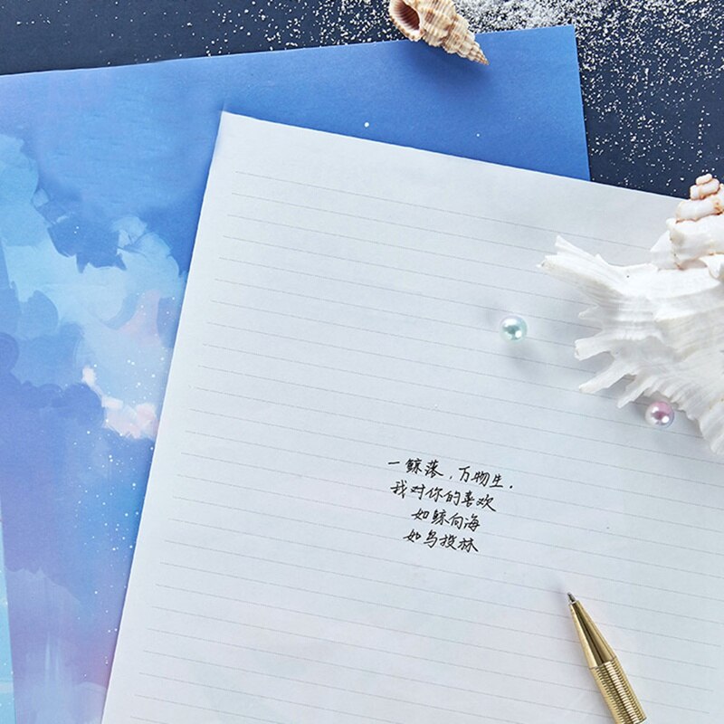 Cute Cartoon Cherry Envelope Letter Papers Festival Card Seasonal Kids Birthday Greetings Letter Stationery Supplies