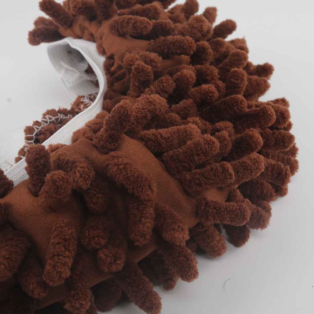 Lazy Mopping Shoes Cover Washable Chenille Fibre House Floor Cleaning Dust Mop Slippers Foot Socks Mop Shoes Duster Cloth