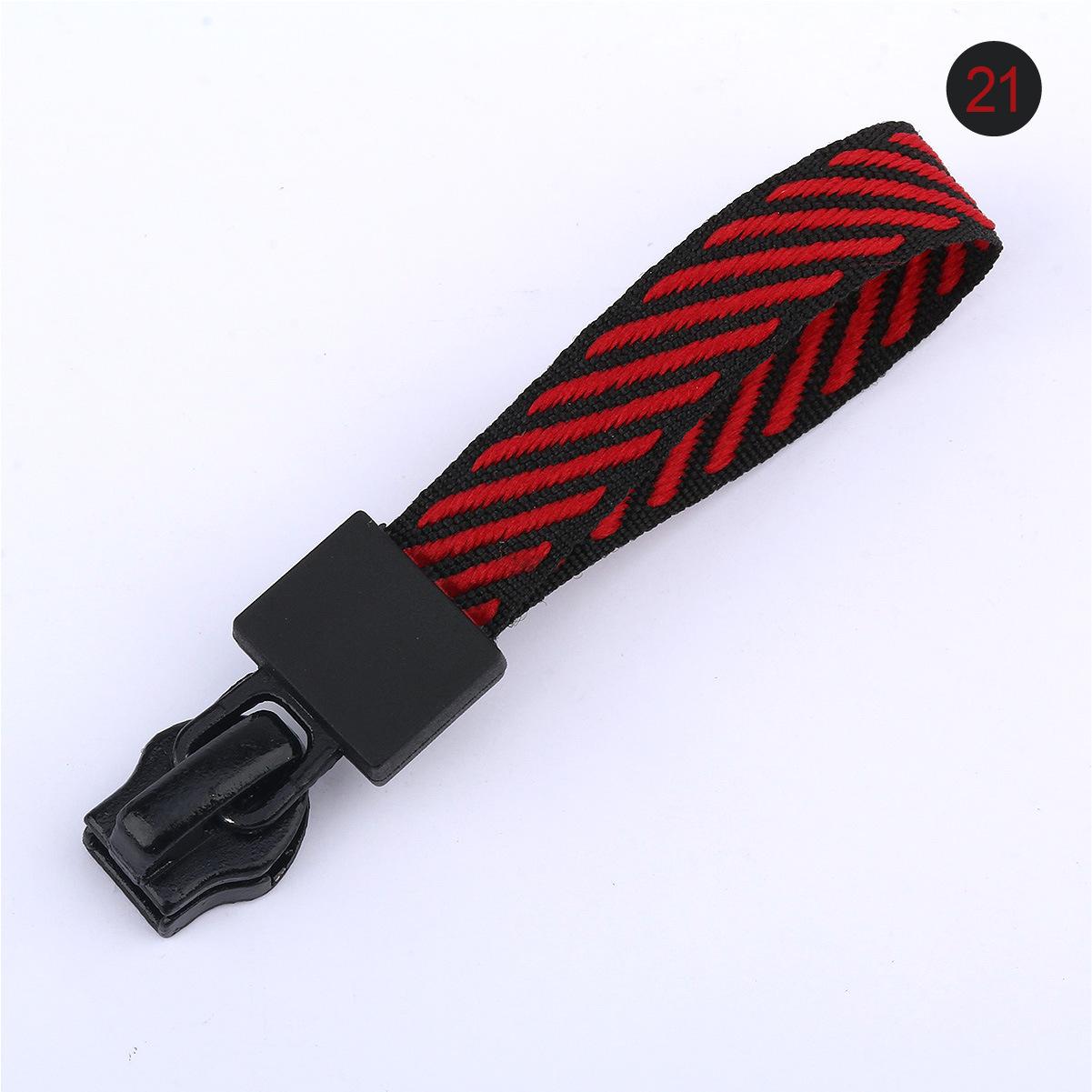 Nr. . 5 rits sliders band slider 23 kleuren linten donsjack katoenen jas rits trekkoord kleding accessoires 10 stuks: 21