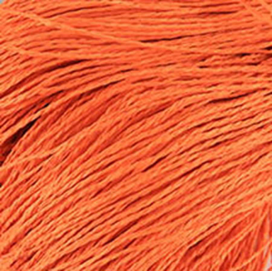Lot De 4 Pelotes De Fil Raphia Couleur Paille - N° Aiguille 3.5/4, Fabriqué En France