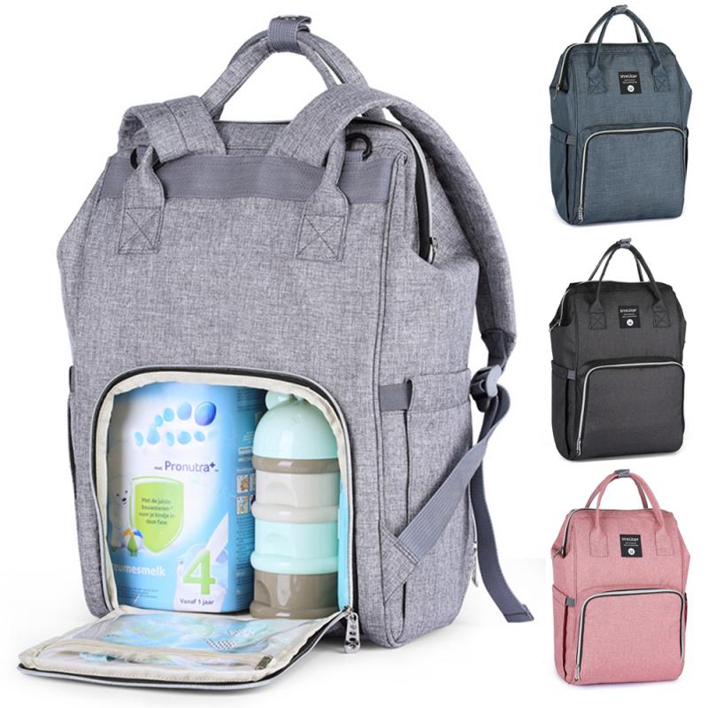 Múmia à prova dwaterproof água mochila sacos de fraldas saco de moda grande capacidade carrinho de bebê cuidados com a mãe de enfermagem multi-função mochilas