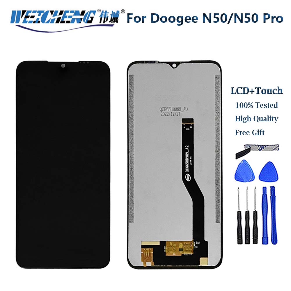 Originele Voor DOOGEE N40 N20 Pro N50 N55 N55 Plus N55 Pro LCD Display + Touch Screen Digitizer Vergadering
