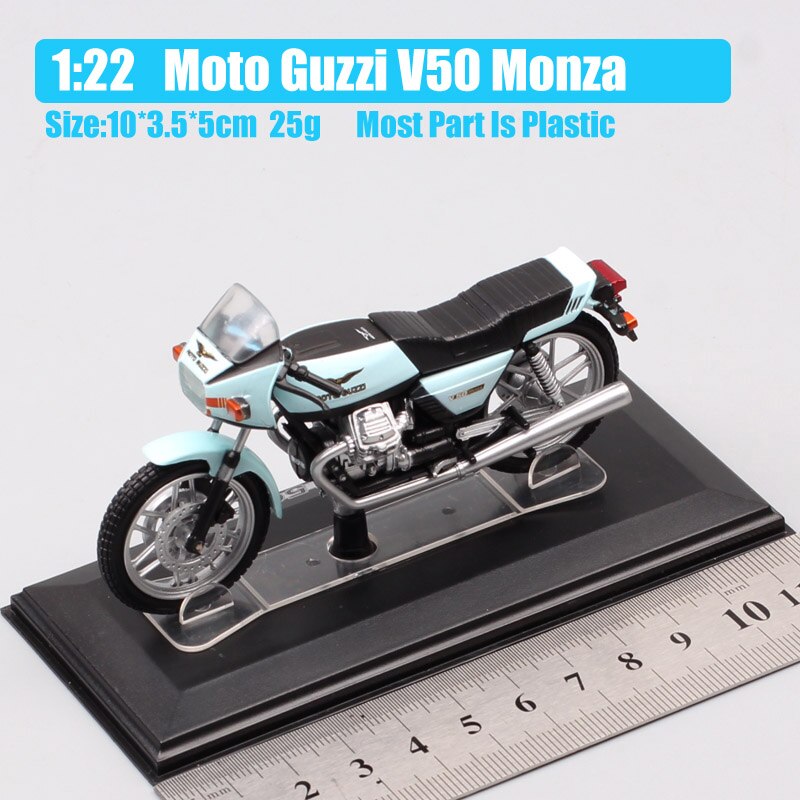 1/22 scala Starline Italeri Moto Guzzi V7 V11 Falcone Galleto Breva Normale corsa griso moto rcycle Giocattoli Pressofusi E Veicoli modello: Guzzi V50 monza