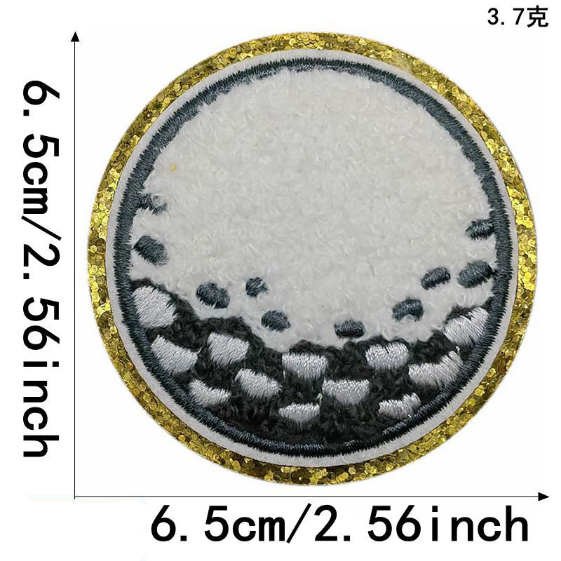 Sport Carnaval Voetbal Basketbal Honkbal Embleem Kleding Accessoires Badge Borduurwerk Sticker Strijkijzer Patches