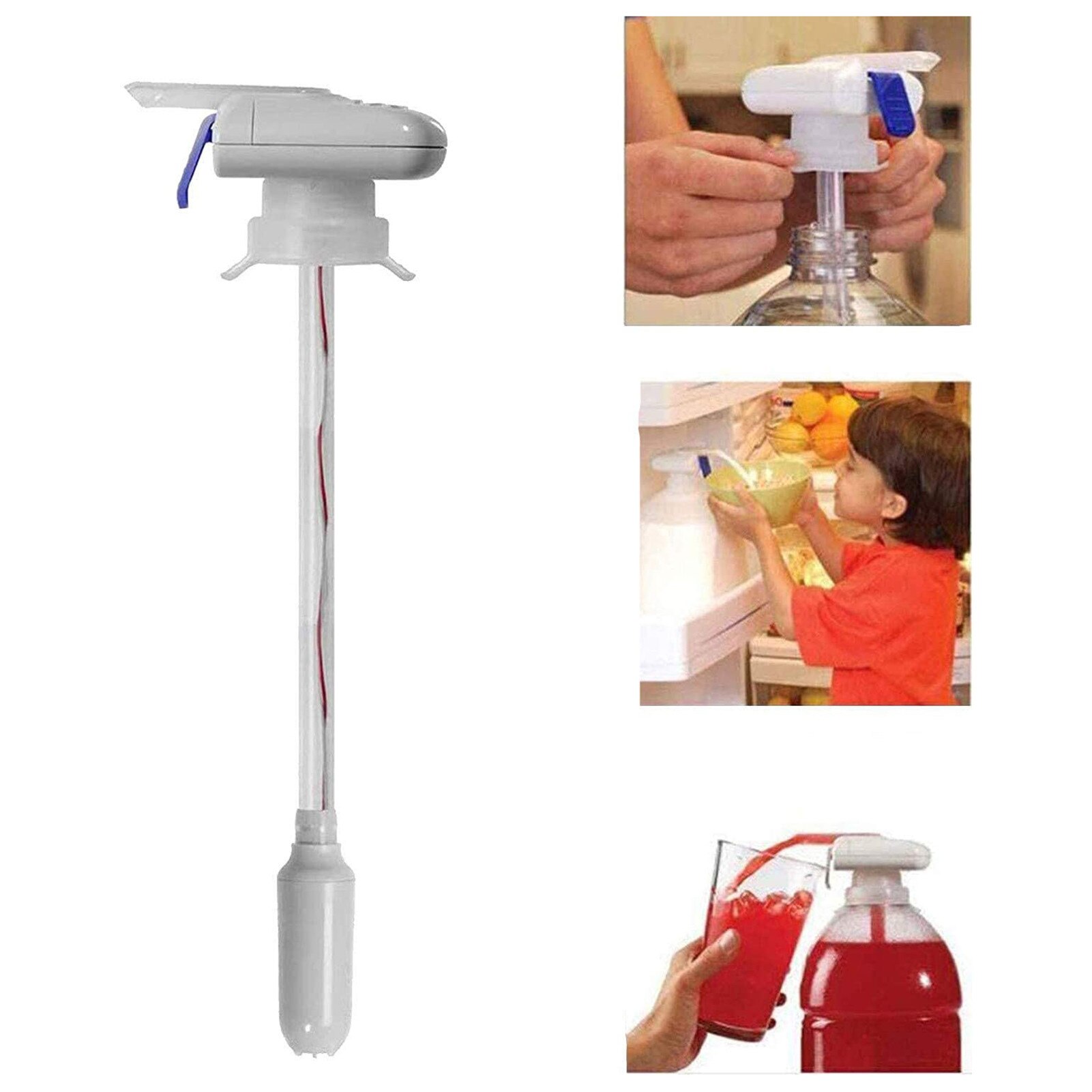 Elektrische Automatische Water Drinken Pomp Magic Tap Drank Sap Melk Dispenser Drinken Apparaat Automatische Stro Tool Keuken Gereedschap