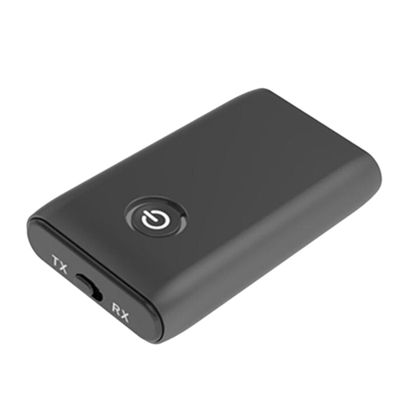 Bluetooth 5.0 Transmitter Receiver, Wireless Adapter with 3.5mm AUX Stereo Output 2 in 1, for PC/TV/Home Sound System: Default Title