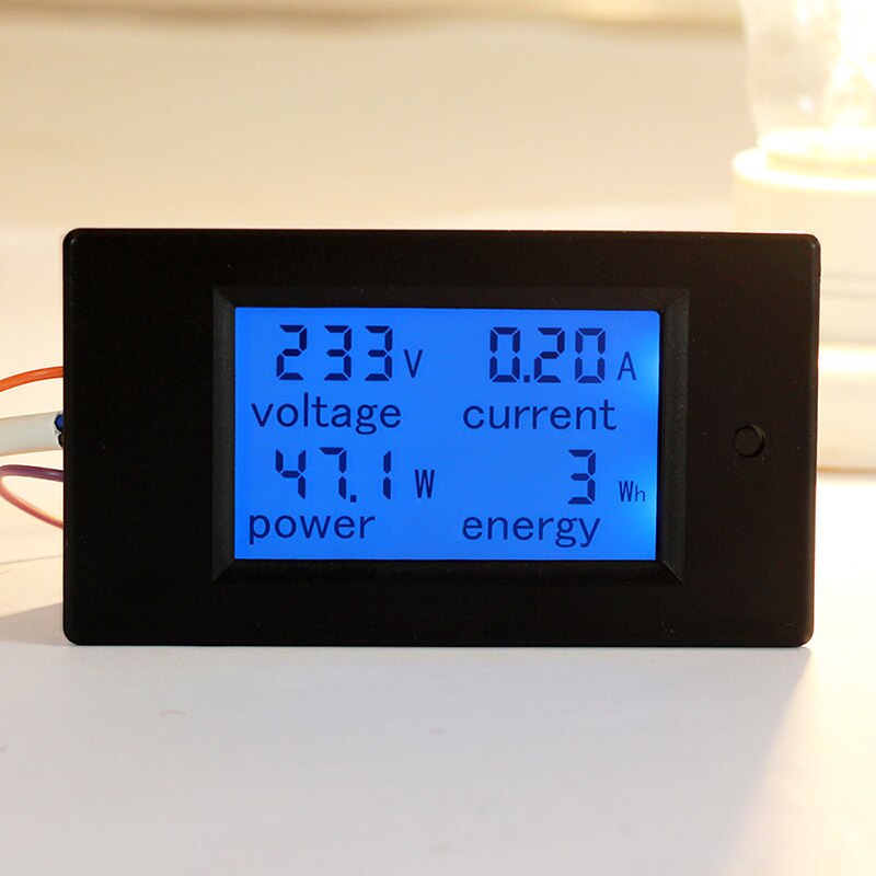 100A AC woltomierz amperomierz cyfrowy watomierz monitor KWh trwały płyta LCD-M25