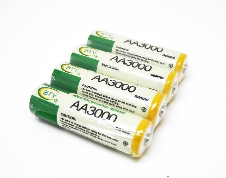 14500 Rechargeable Battery AA 3000mAh 1.2V NI-MH LED Toys Player Toys Recycling Batteries Mix Colors GTL EvreFire