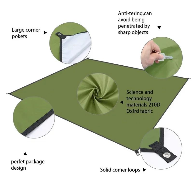 Camping Hangmatten En Accessoires, Waaronder Hangmat Met Mesh Regenvlieg Zeildoek Boomriemen Voor Buitengebruik Wandelen Backpacking Reizen