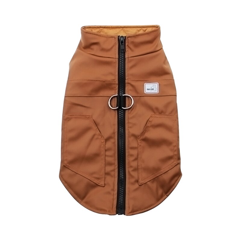 Store hundetøj til små mellemstore hunde jakke kæledyrstøj regnfrakke vandtæt hundefrakke vest varmt outfit fransk bulldog jakker 30: Sort / Xxl