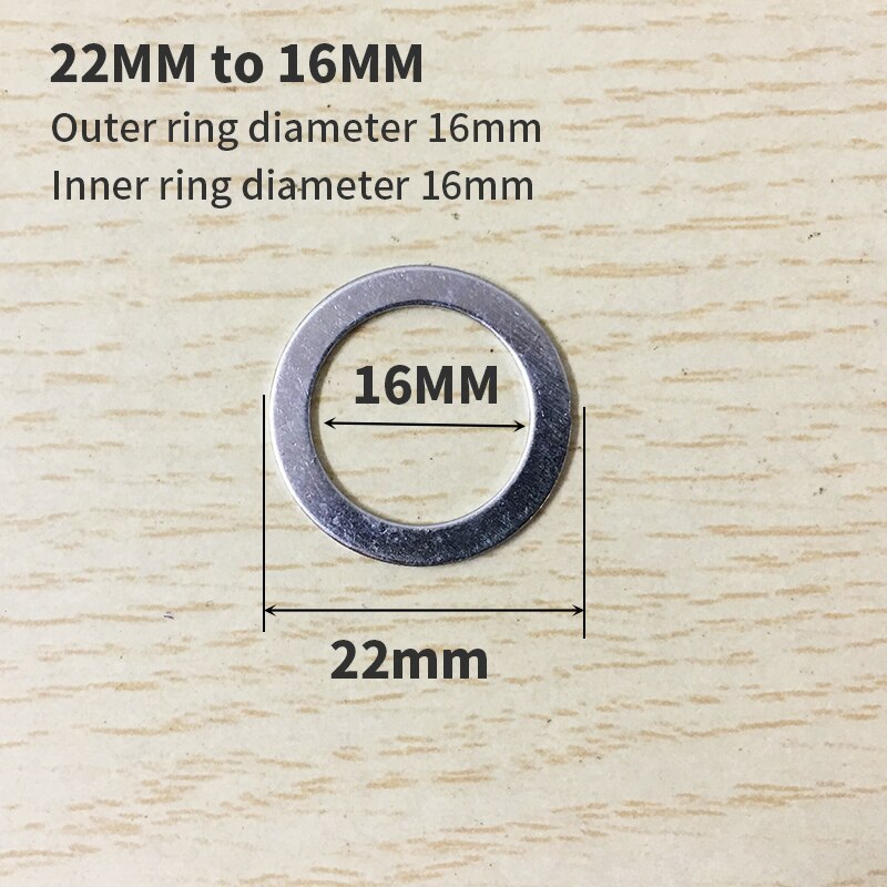 1pcs 25.4/22-20 25.4/22/20-16 Saw Blade Reducer Washer Inner Hole Adapter Ring Alloy Cutting Piece Aperture Chang